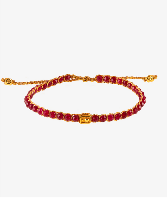 Bracelet BALI - Aventurine Rouge