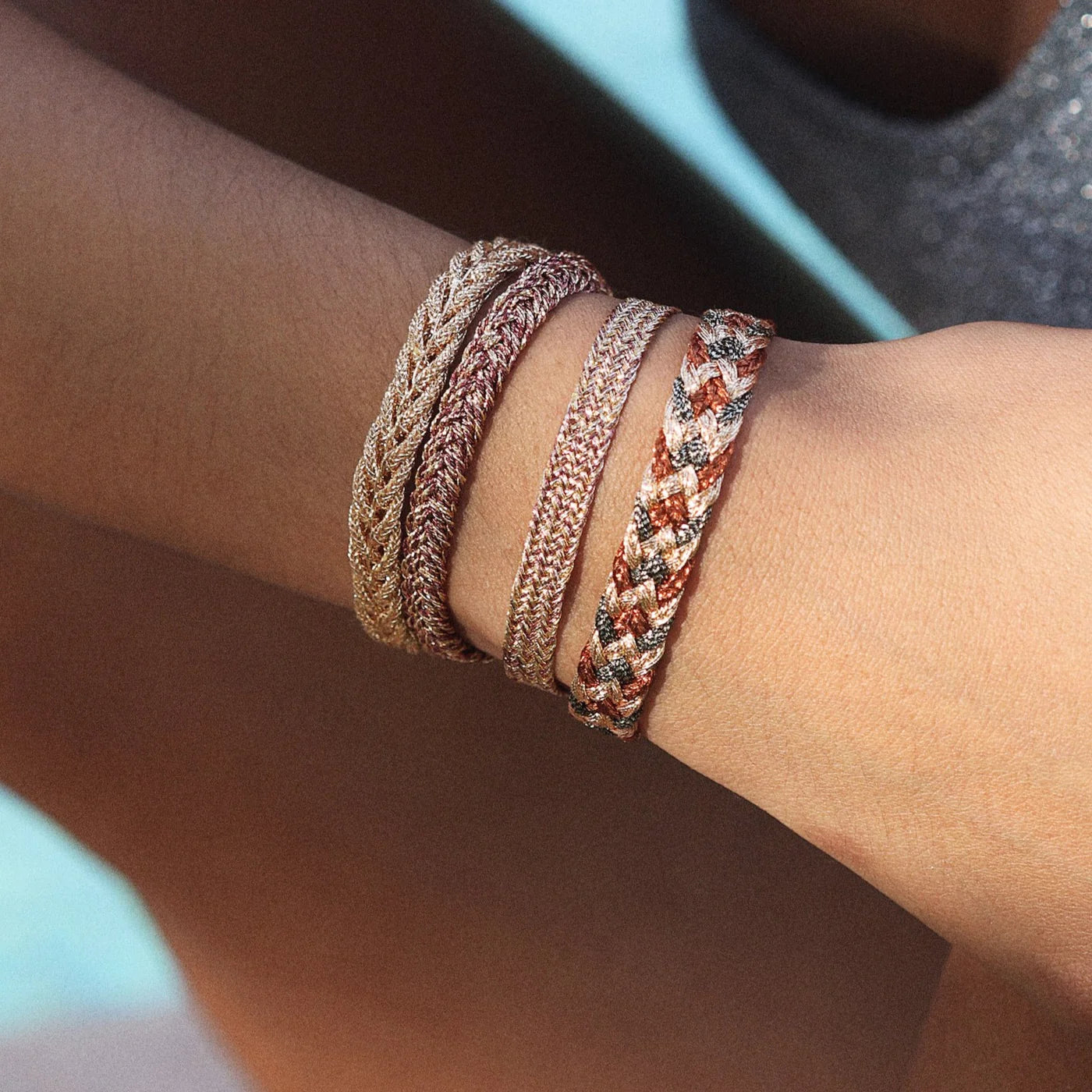bracelet Maayaz - Gold & Rose