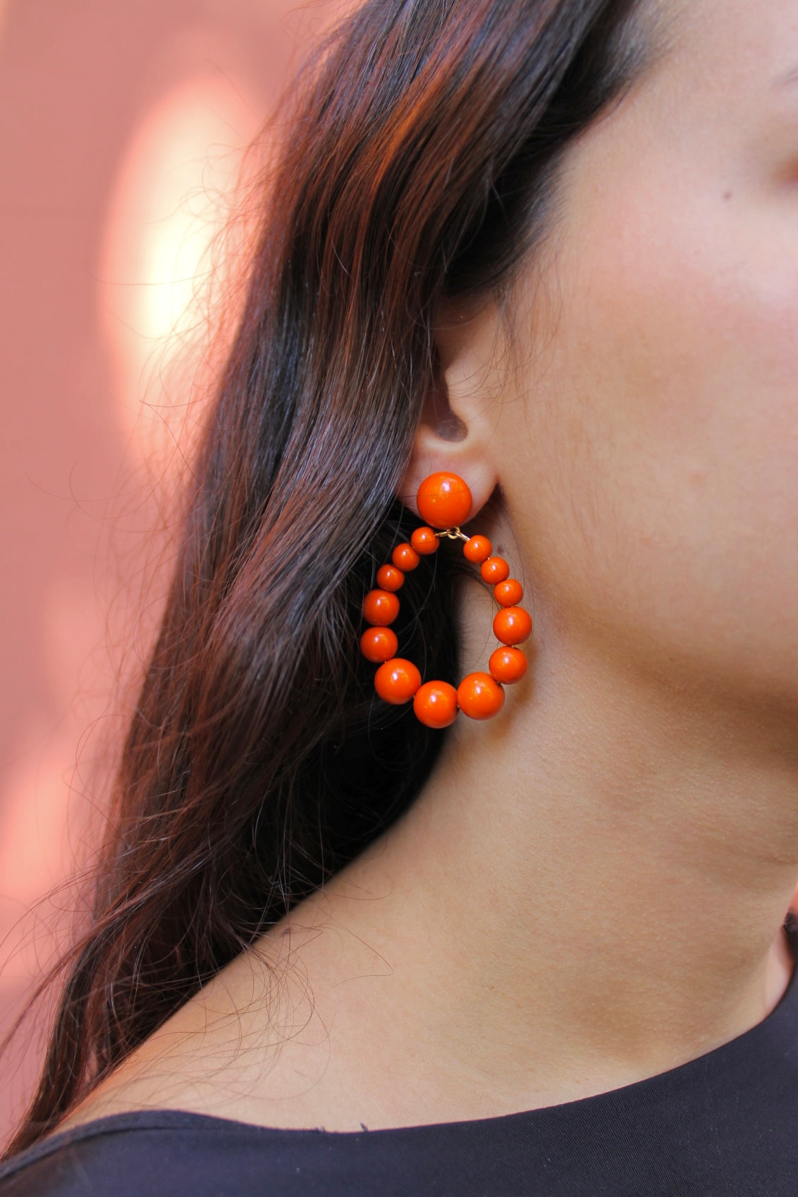 Boucles d'oreilles - Vinta terracotta