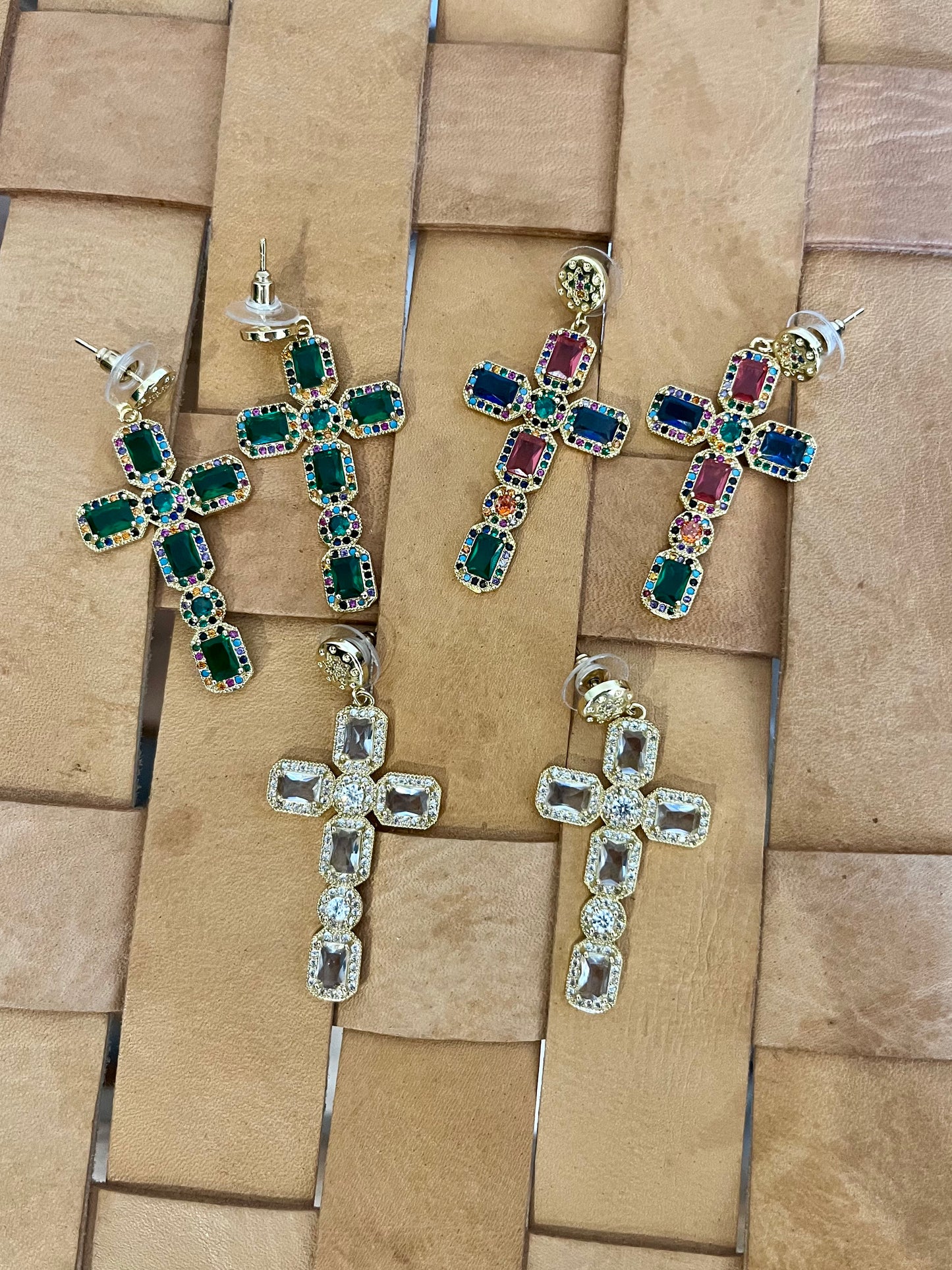 Boucles d'oreilles - Croix