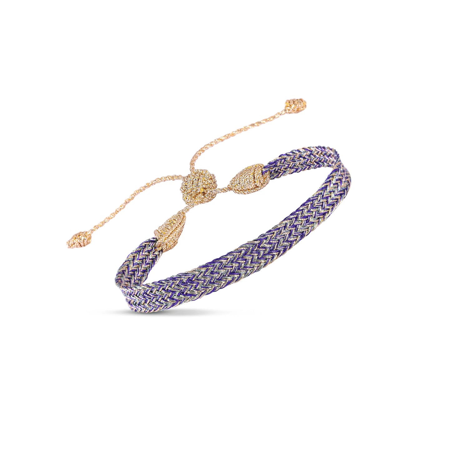 Bracelet Maayaz - Gold & Purple