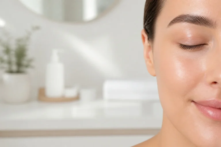 Peau radieuse et soin