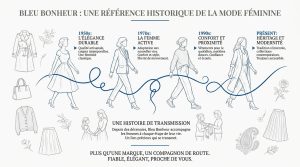 Bleu bonheur : l&rsquo;élégance et le confort du 36 au 64