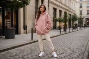 Sweat à capuche oversize femme : style et confort