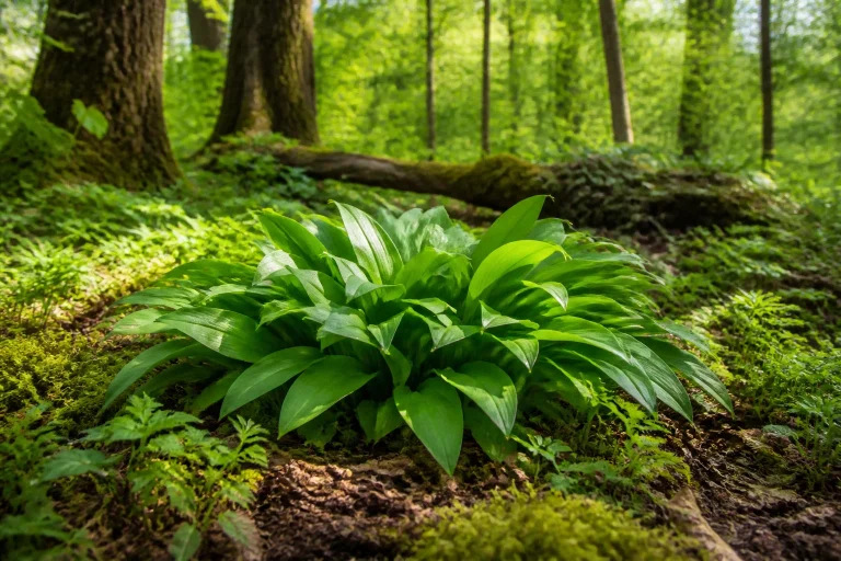 Ail des ours dans la foret