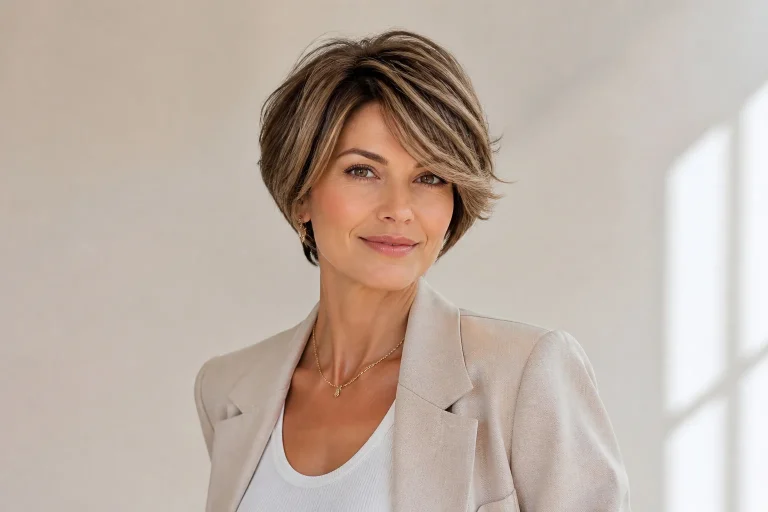 Coupe de cheveux moderne et volumineuse