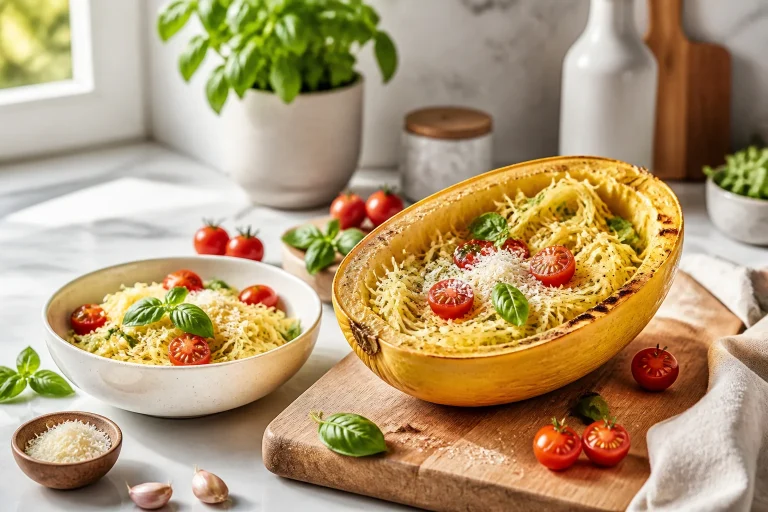 Spaghetti de courge saveurs fraiches