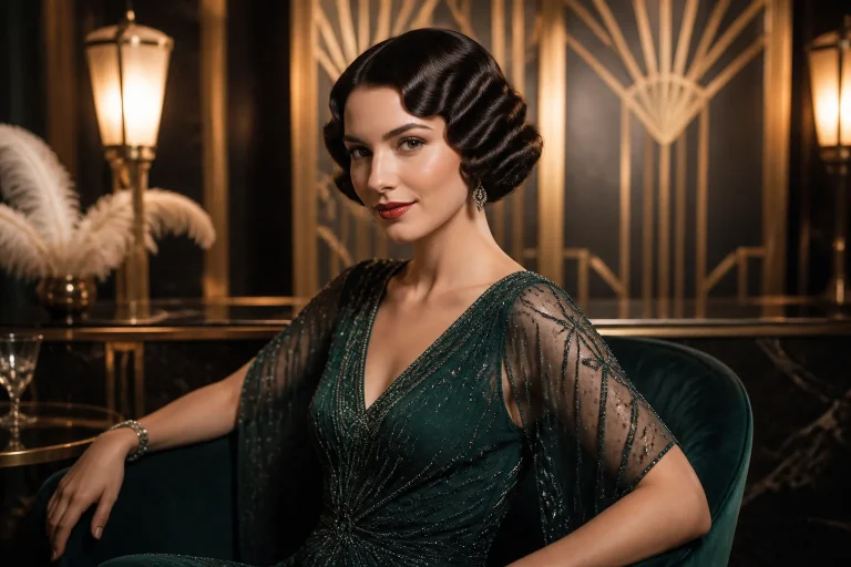 Glamour des annees 20 coiffure et elegance