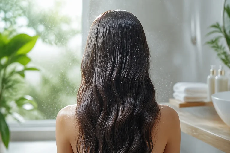 Cheveux brillants et revitalises