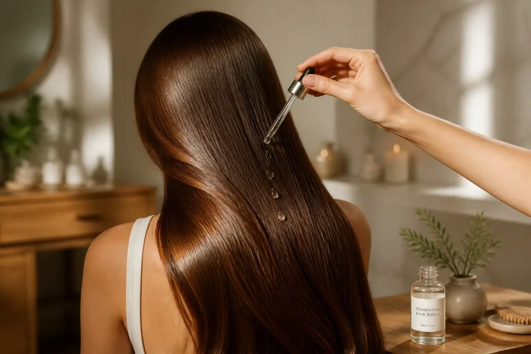 Serum capillaire eclat et hydratation