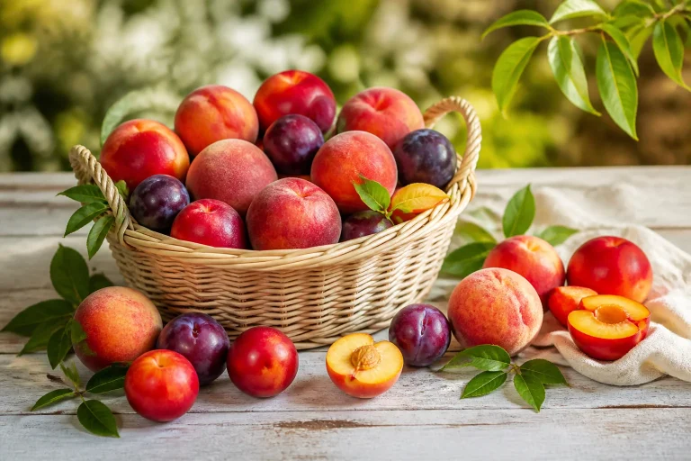 Fruits dete murs dans un panier