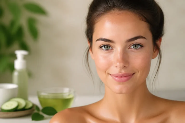 Peau radieuse et naturelle
