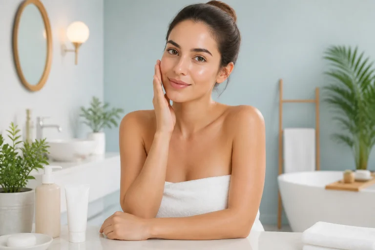 Peau radieuse et bien etre