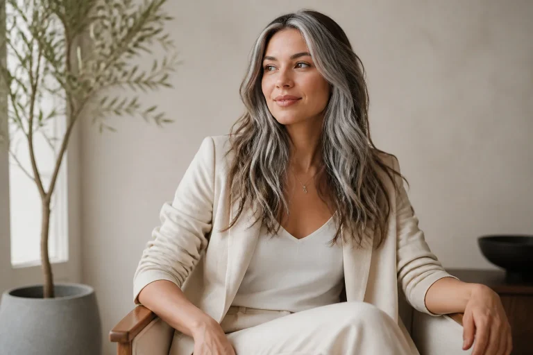 Portrait de femme moderne et elegante