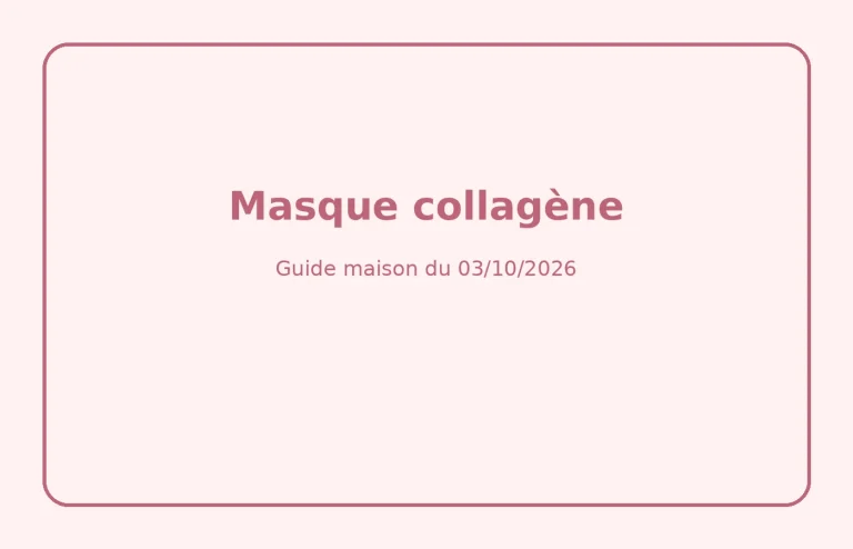 Masque collagene